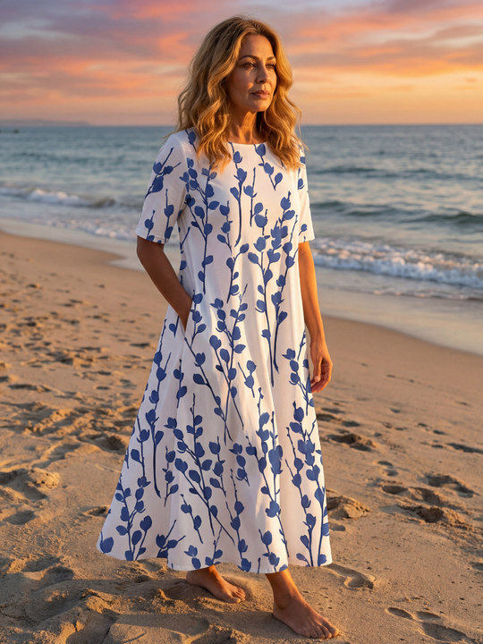 Miles | Floral Midi Dress