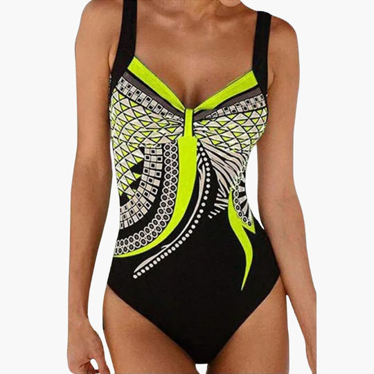 Women’s One - Piece Swimsuit with Fitted Silhouette and Classic Design