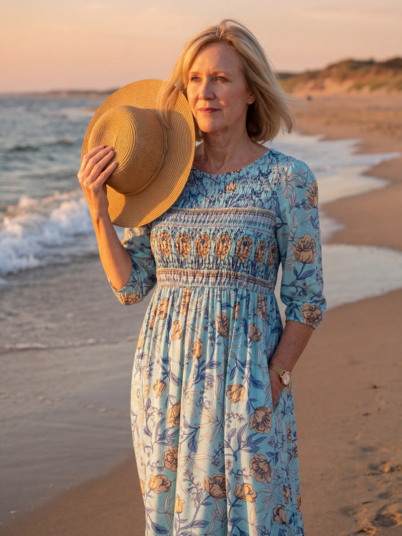 Halia | Meadow Gather Midi Dress
