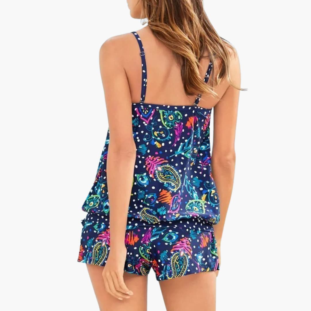 Women’s Summer Set with Tank Top and Drawstring Shorts