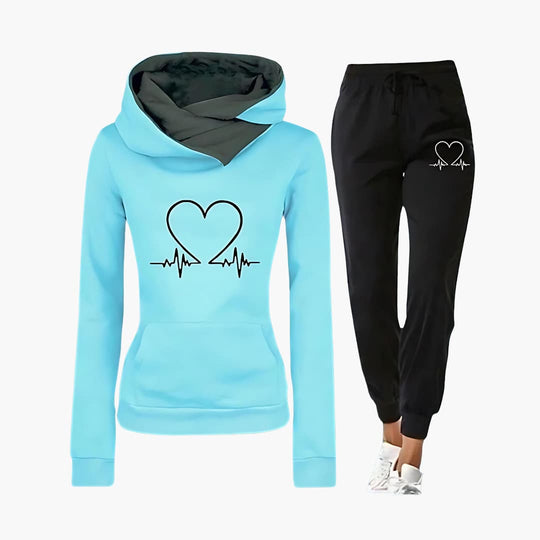 Women’s two-piece set with long sleeves and trousers