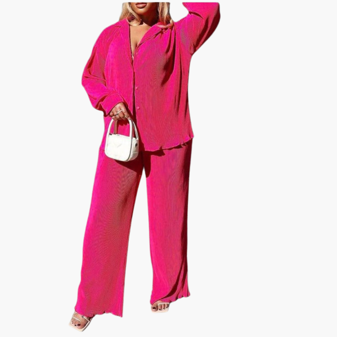 Women’s Co-Ord Set with Pleats