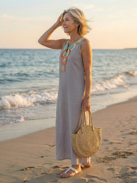 Arielle | Airy Flow Midi Dress