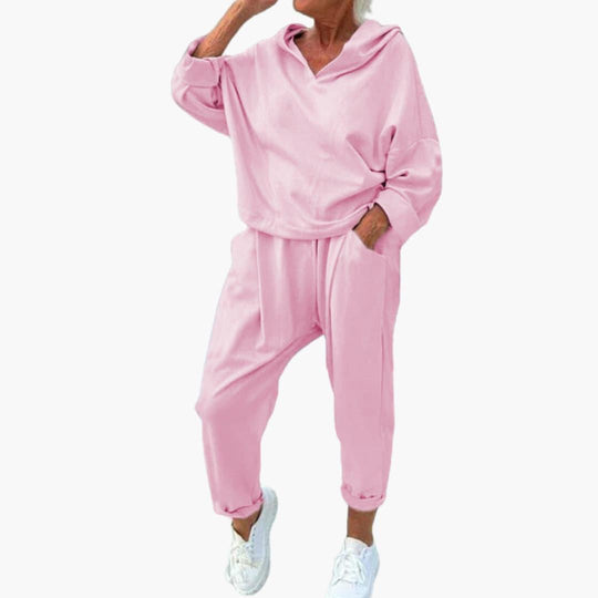 Knit Lounge Set – Women's Cozy Two-Piece Loungewear Outfit