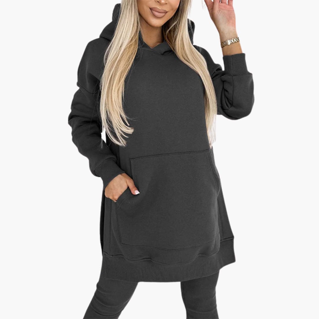 Women’s two-piece set with hood and leggings